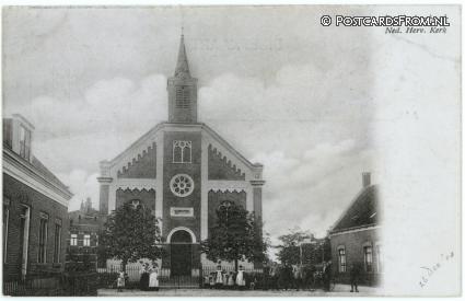 ansichtkaart: Bergschenhoek, Ned. Herv. Kerk
