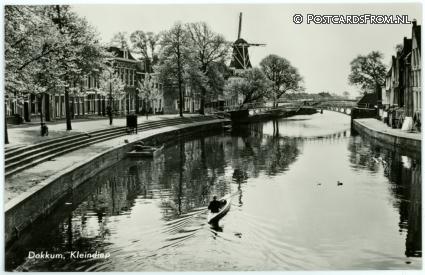 ansichtkaart: Dokkum, Kleindiep