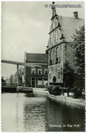 ansichtkaart: De Rijp, Dambrug