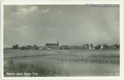 Hattem, Vanaf Kleine Veer ansichtkaart: Hattem, Vanaf Kleine Veer