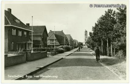 ansichtkaart: Terschelling, Burg. van Heusdenweg