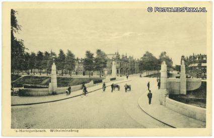 ansichtkaart: 's-Hertogenbosch, Wilhelminabrug