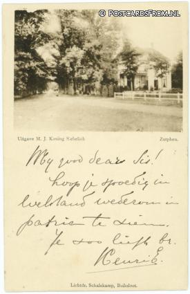 Zutphen, -- ansichtkaart: Zutphen, --