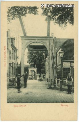 Weesp, Binnenveer ansichtkaart: Weesp, Binnenveer