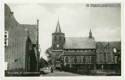 ansichtkaart: Rosmalen, H. Lambertus Kerk