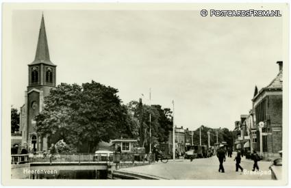ansichtkaart: Heerenveen, Breedpad