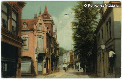 ansichtkaart: Apeldoorn, Dorpstraat
