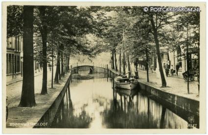 ansichtkaart: Delft, Binnenwatersloot