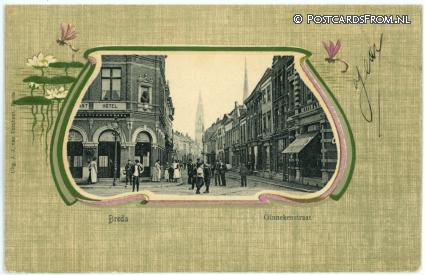 ansichtkaart: Breda, Ginnekenstraat