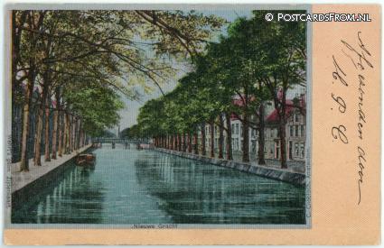 ansichtkaart: Haarlem, Nieuwe Gracht
