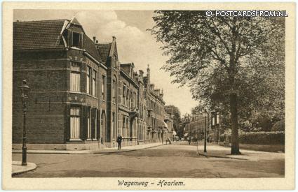 ansichtkaart: Haarlem, Wagenweg