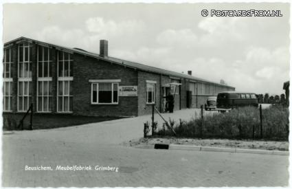 ansichtkaart: Beusichem, Meubelfabriek Grimberg