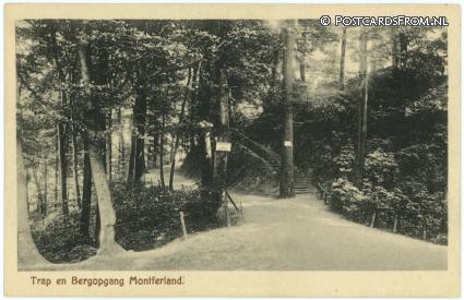 ansichtkaart: Montferland, Trap en Bergopgang