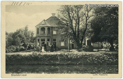 ansichtkaart: Stadskanaal, Luth. Pastorie