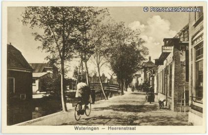 ansichtkaart: Wateringen, Heerenstraat. A.W. Vis, Rijwielhersteller
