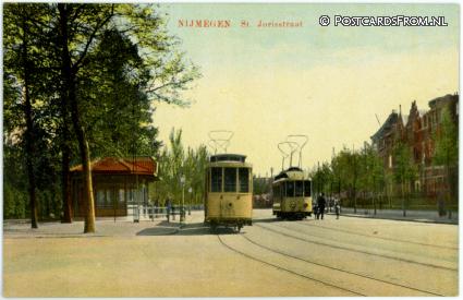 ansichtkaart: Nijmegen, St.Jorisstraat