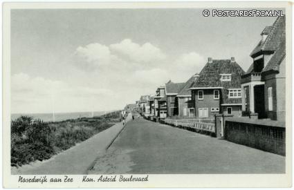 ansichtkaart: Noordwijk aan Zee, Kon. Astrid Boulevard