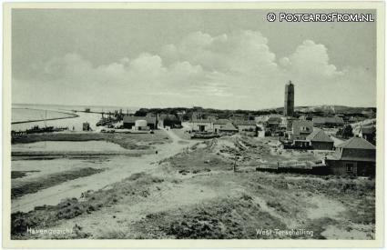ansichtkaart: Terschelling West, Havengezicht