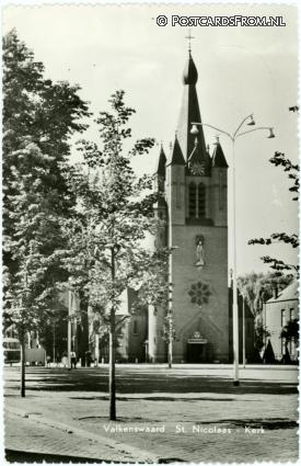 ansichtkaart: Valkenswaard, St. Nicolaas Kerk