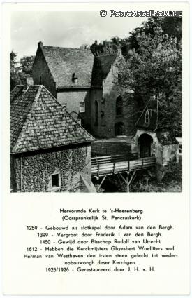 ansichtkaart: 's-Heerenberg, Hervormde Kerk oorspronkelijk St. Pancraskerk