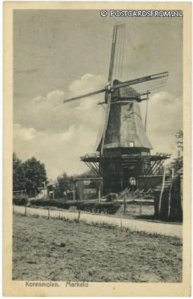 ansichtkaart: Markelo, Korenmolen