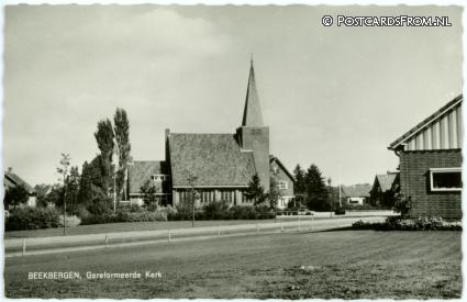 ansichtkaart: Beekbergen, Gereformeerde Kerk