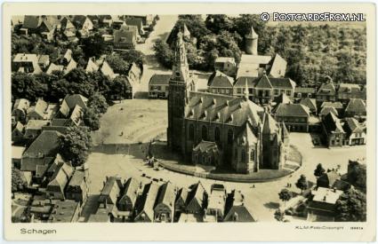 ansichtkaart: Schagen, --