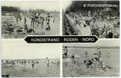 ansichtkaart: Roden, Norg. Ronostrand