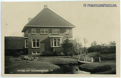 ansichtkaart: Veendam, Zuidwending