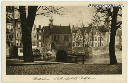 Rotterdam, Aelbrechtskolk Delfshaven ansichtkaart: Rotterdam, Aelbrechtskolk Delfshaven