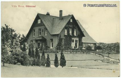 ansichtkaart: Oldenzaal, Villa Rosa
