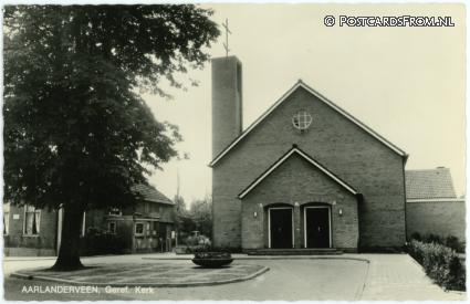 Aarlanderveen, Geref. Kerk ansichtkaart: Aarlanderveen, Geref. Kerk
