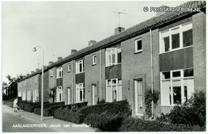 Aarlanderveen, Jacob van Damstraat ansichtkaart: Aarlanderveen, Jacob van Damstraat
