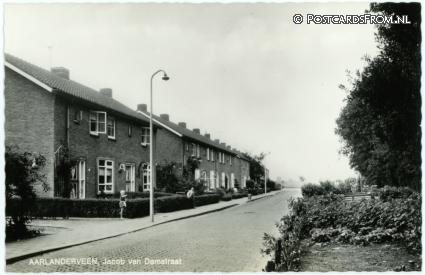 Aarlanderveen, Jacob van Damstraat ansichtkaart: Aarlanderveen, Jacob van Damstraat