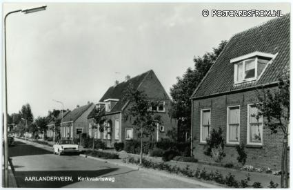 Aarlanderveen, Kerkvaartsweg ansichtkaart: Aarlanderveen, Kerkvaartsweg