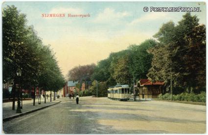 ansichtkaart: Nijmegen, Hunnerpark