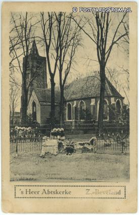 ansichtkaart: 's-Heer Abtskerke, Kerk