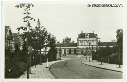 ansichtkaart: Sneek, Station