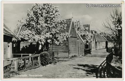 West-Graftdijk, Noordeinde ansichtkaart: West-Graftdijk, Noordeinde