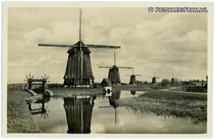 ansichtkaart: Alkmaar, De 'Zes Wielen'
