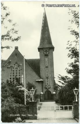 ansichtkaart: Rilland, Ned. Herv. Kerk