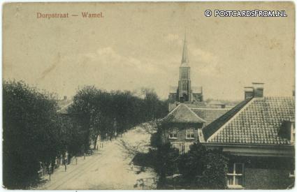 ansichtkaart: Wamel, Dorpstraat