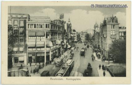 ansichtkaart: Amsterdam, Koningsplein