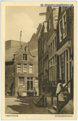 Amsterdam, Driehoekstraat ansichtkaart: Amsterdam, Driehoekstraat