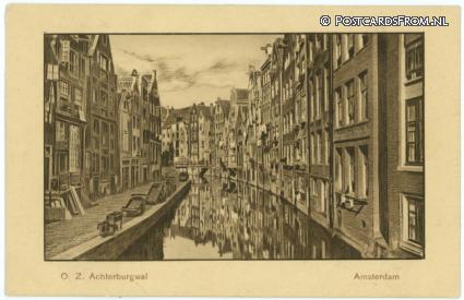 ansichtkaart: Amsterdam, O.Z. Achterburgwal