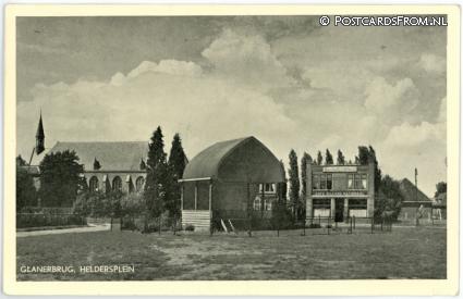 ansichtkaart: Glane, Glanerbrug. Heldersplein