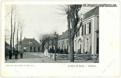 ansichtkaart: Dalfsen, Achter de Kerk