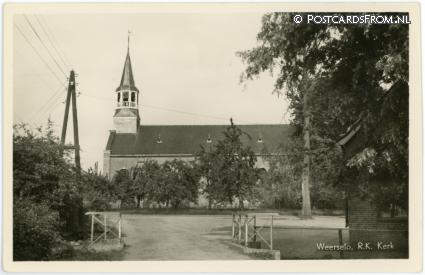 ansichtkaart: Weerselo, R.K. Kerk