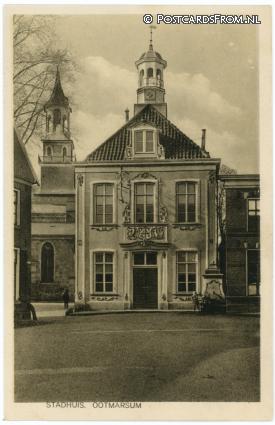 ansichtkaart: Ootmarsum, Stadhuis