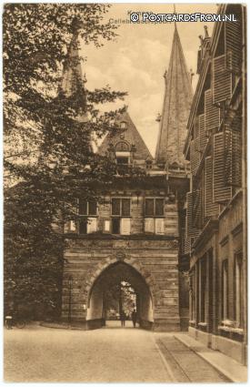 ansichtkaart: Kampen, Cellebroederspoort